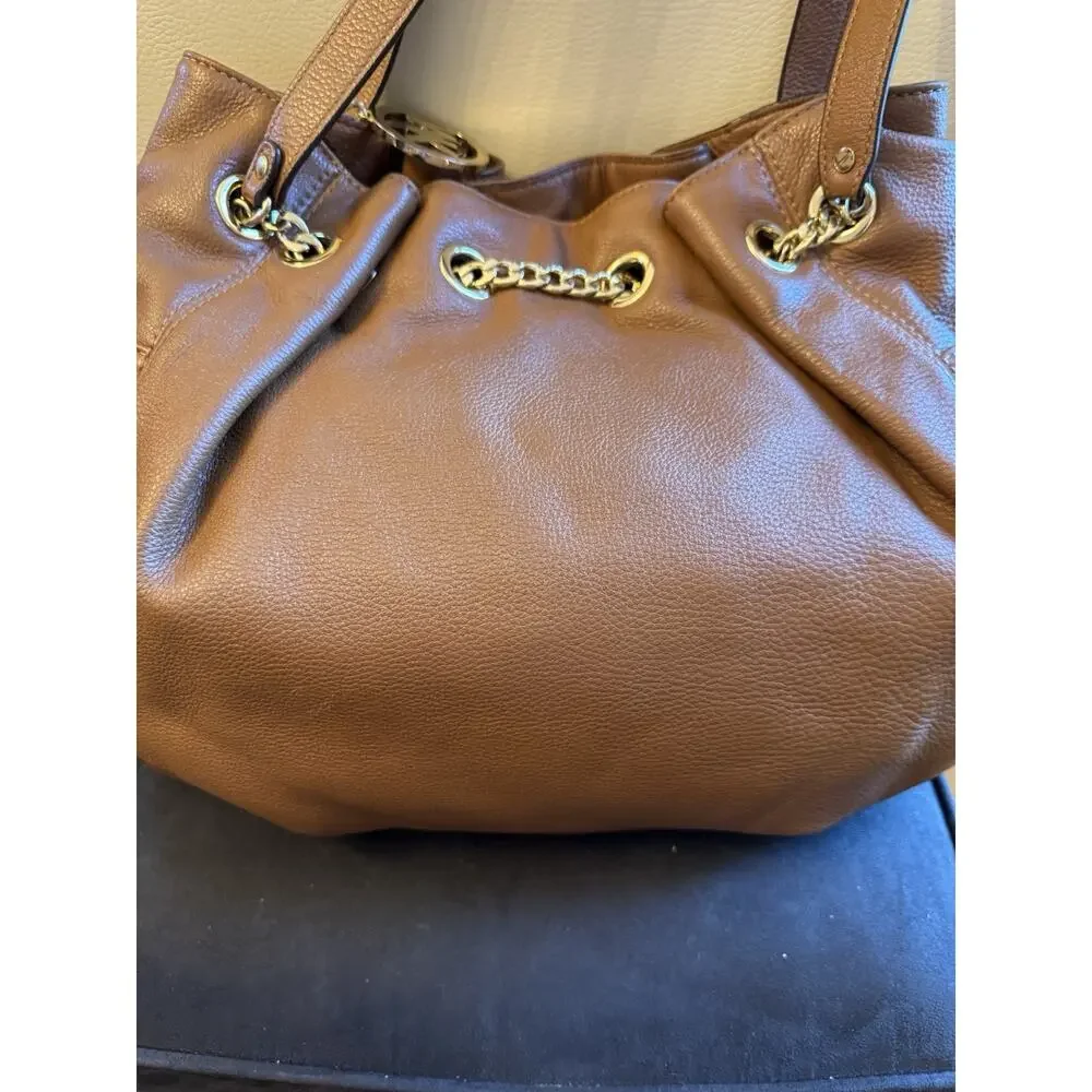 Michael Kors Jet Set large Gold Chain O-Ring Tote bag - Picture 3 of 12